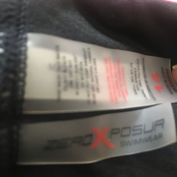 ZEROXPOSUR One Piece Swimsuit Jungle Kitten Black/Pink/White Girls 14 - Picture 5 of 6